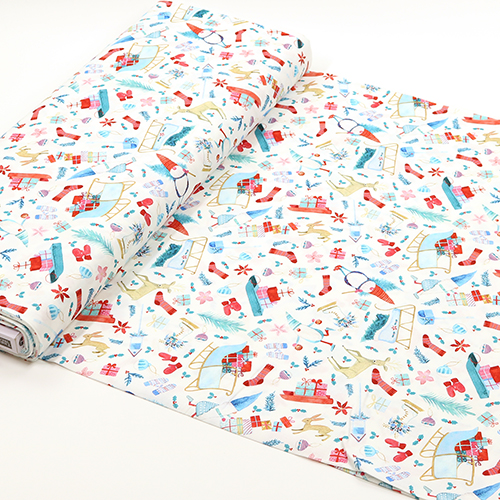 Assorted White Christmas Sleigh Reindeer 3