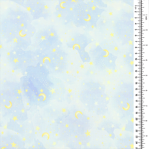 Étoiles Lune Atmosphère Éthérée Nuages 1