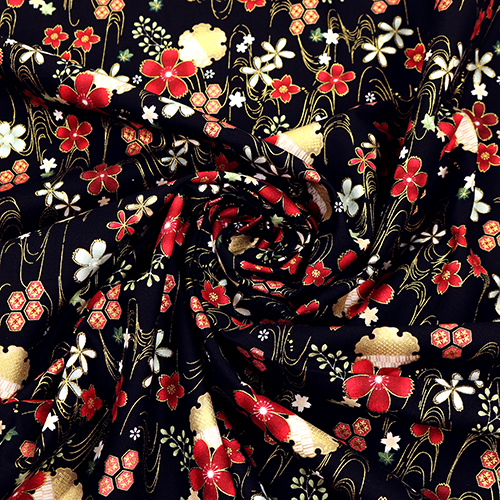 Kimono Geo Floreale Metallico Kyoto 2
