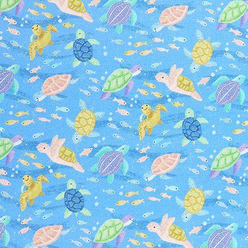 Ocean Life Digital Print Cotton Canvas Fabric – Pound Fabrics