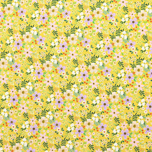 Tumbling Blooming Sunflowers Fabric by Michael Miller - modeS4u