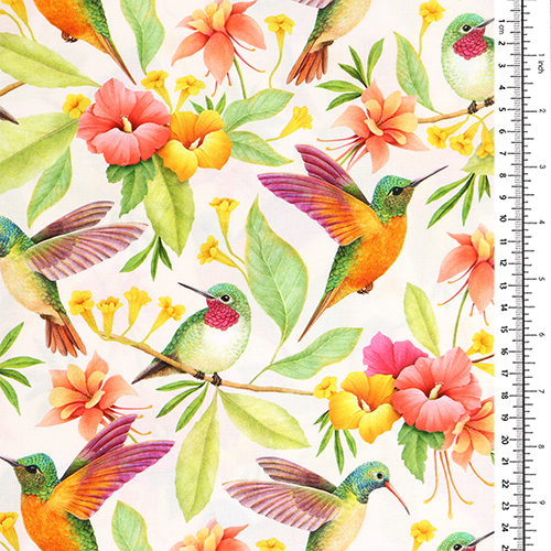 Colibri Floral Tropical Avec Nectar 1