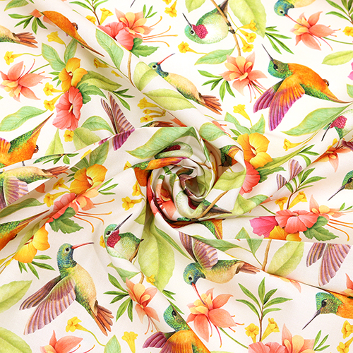 Colibri Floral Tropical Avec Nectar 2
