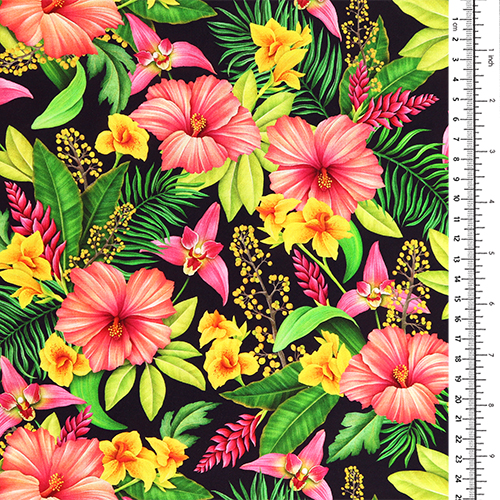 Fleurs Tropicales Paradis Lumineux 1