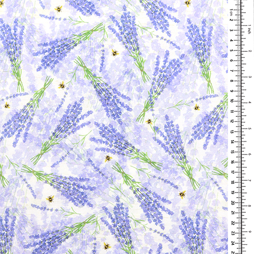 Rametto Di Lavanda Floreale Con Apette 1