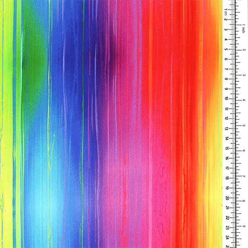 Helle Gebürstete Regenbogen-Farbstreifen 1