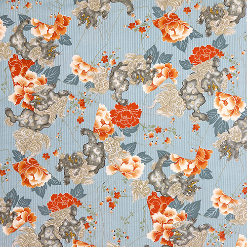 Lion Japonais Foo Dog et Pivoine 4