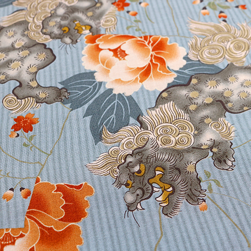 Lion Japonais Foo Dog et Pivoine 5