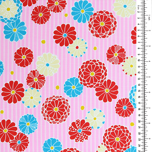 Cute Retro Chrysanthemum Stripe 1