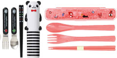 train Bento spoon fork Chopsticks case by Skater - modeS4u