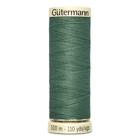 100m Sew-all dusty green white thread 553 - modes4u