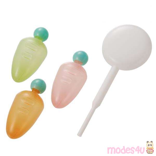 3 kawaii carrot mini sauce containers for Bento Box modeS4u