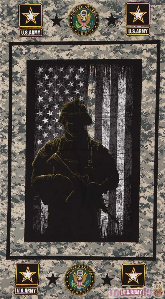 US Army soldier panel fabric modeS4u