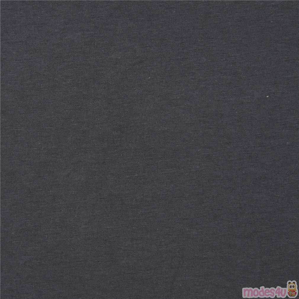 Birch solid dark grey jersey knit organic fabric by Birch Fabrics modeS4u
