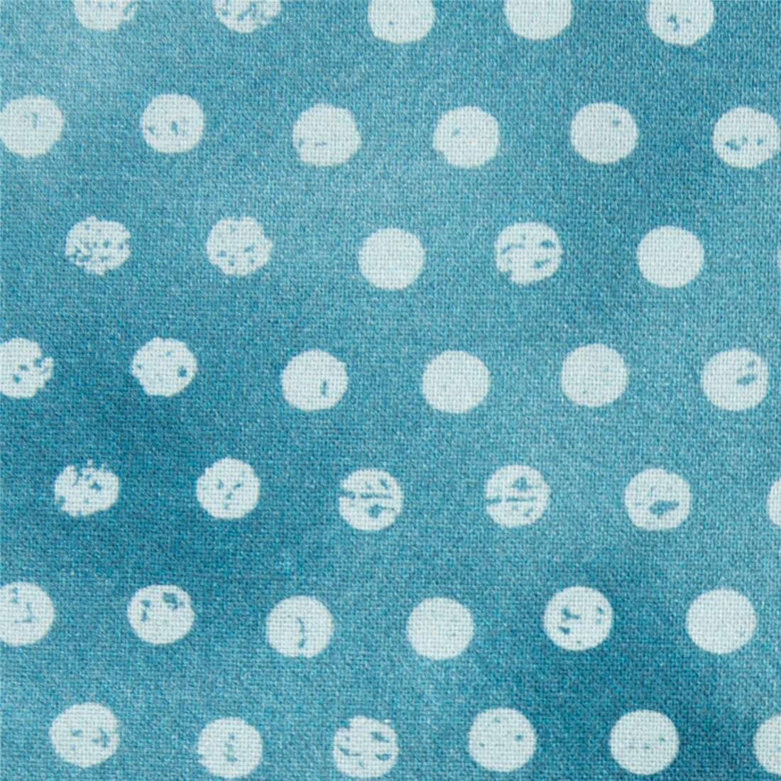 Blue with polka dots fabric Quilting Treasures batik style modeS4u
