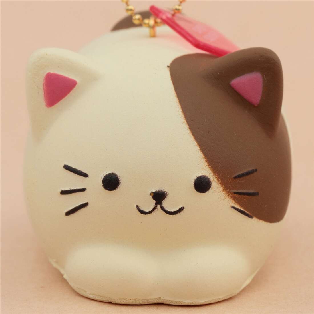 Cafe Sakura Brown Cream Cat Bread Bun Squishy Charm Kawaii Modes4u