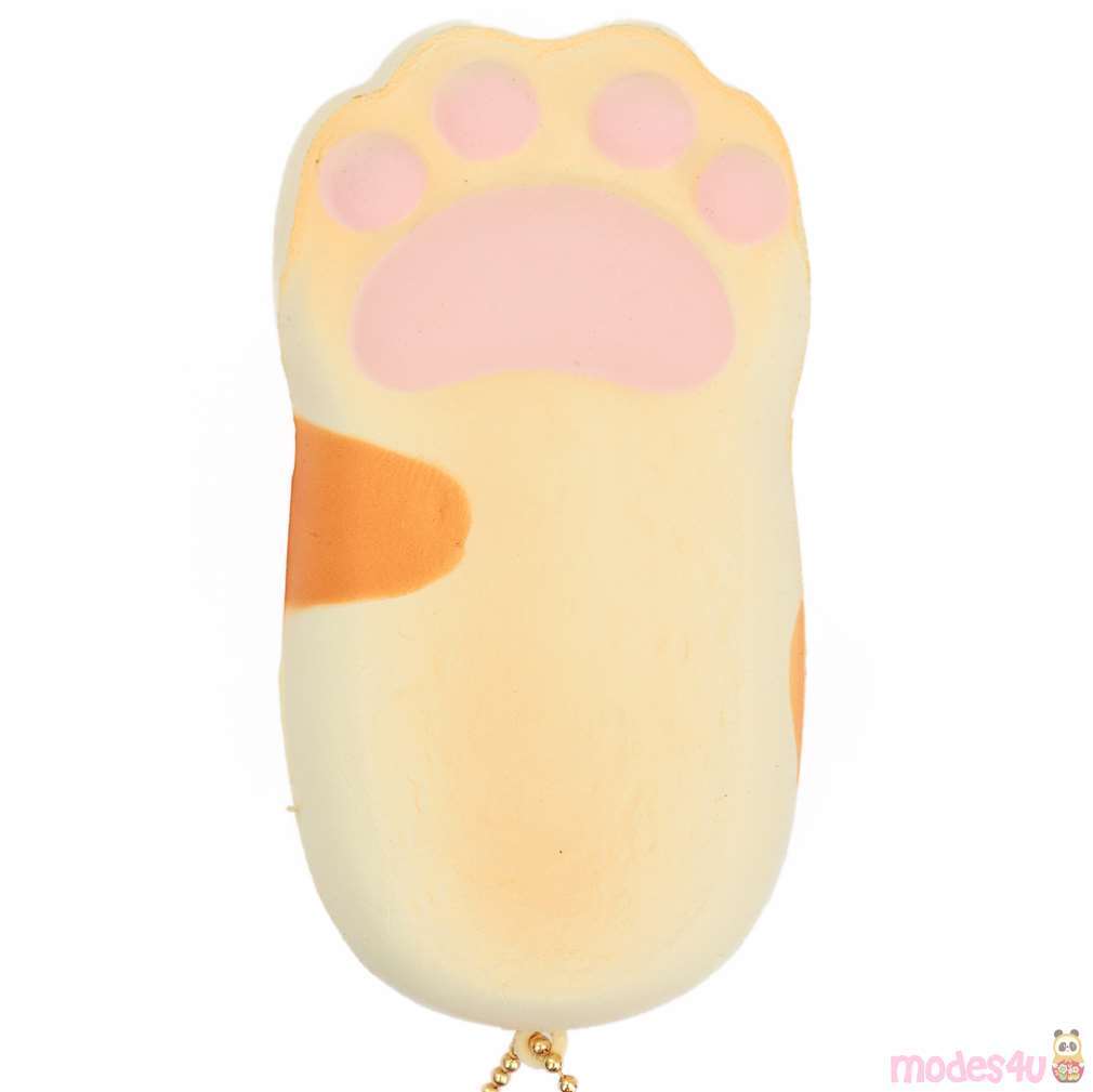 Cafe Sakura cat paw cream brown bread bun squishy charm kawaii modeS4u
