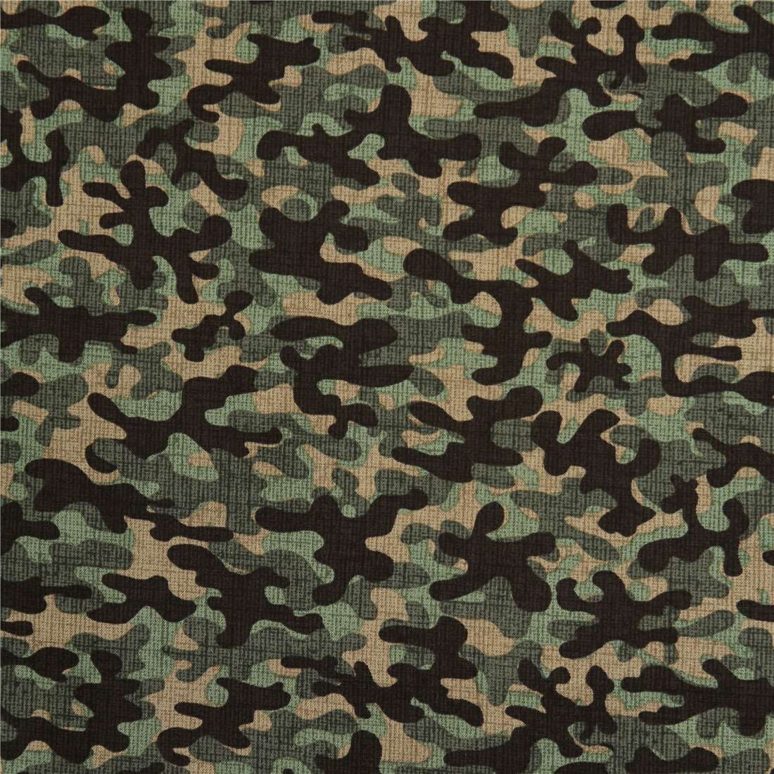 Tela de camuflaje militar marrón verde 100% algodón 44 pulgadas de ancho  por The Yard Color #1