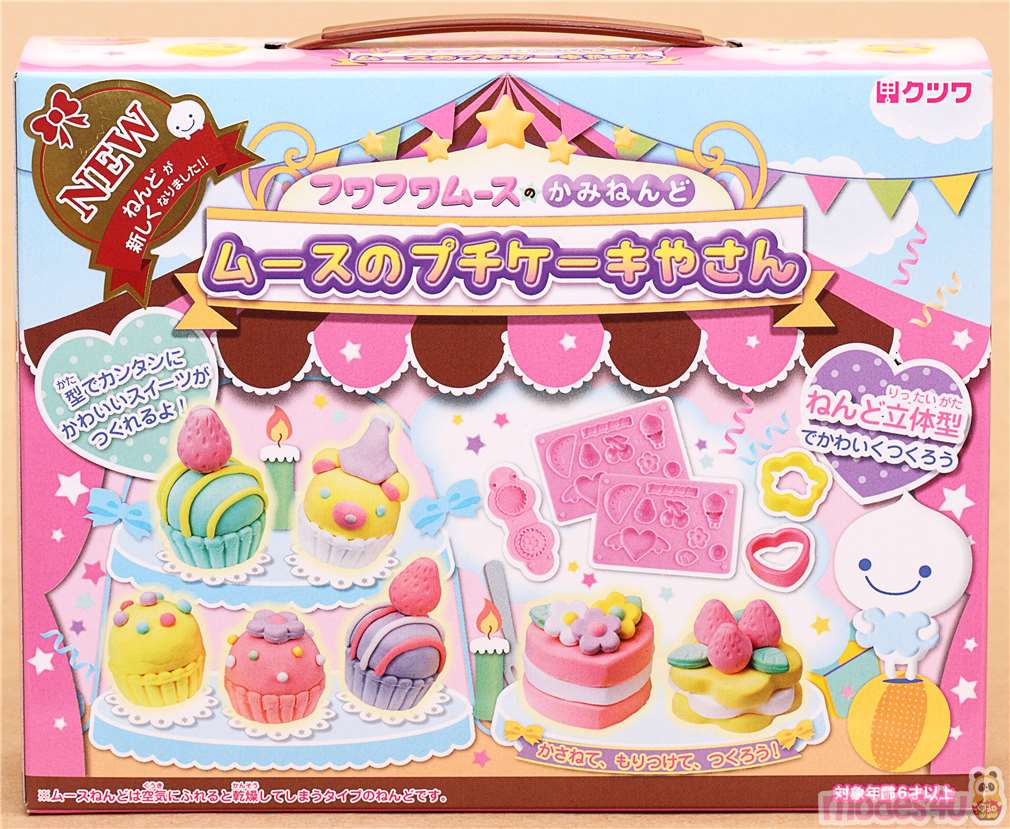 DIY paper mousse clay making kit birthday cake Japan modeS4u