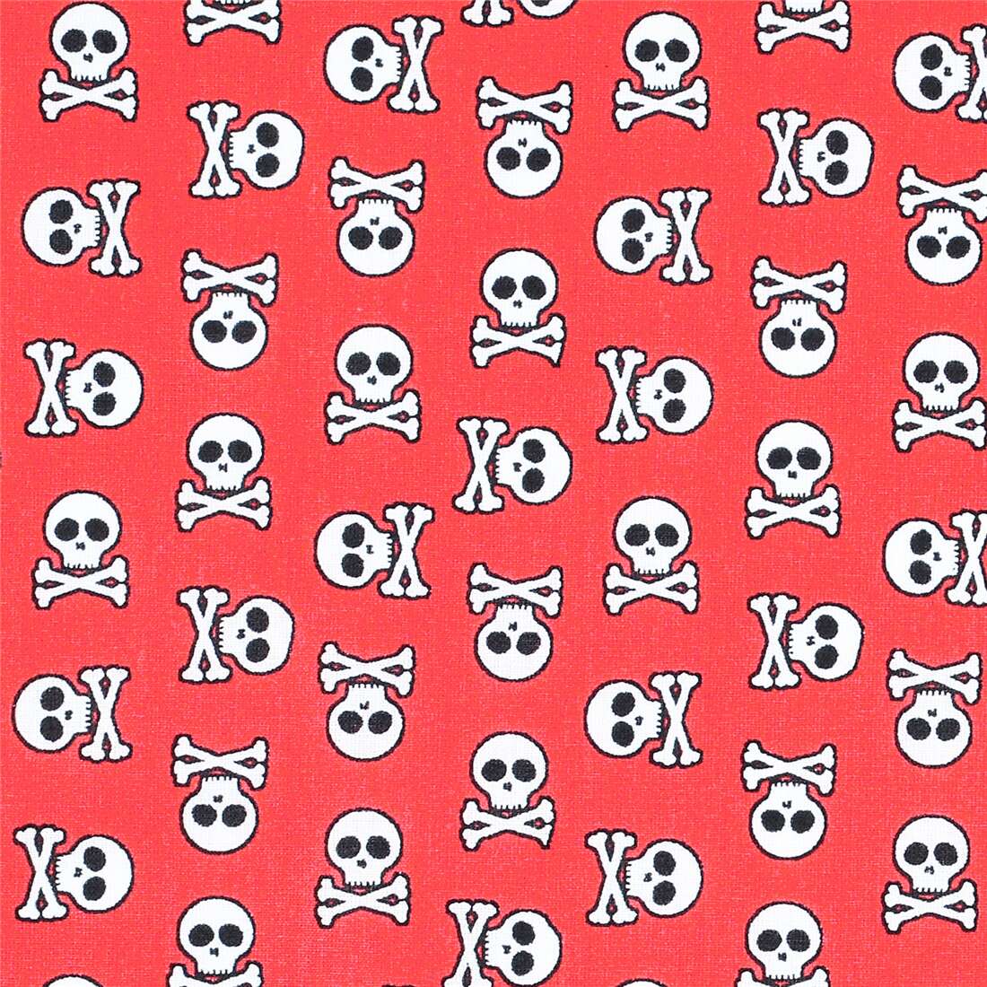 Skrøbelig skyld Elevator Pirate Skull Crossbones Fabric by Stof France - modeS4u