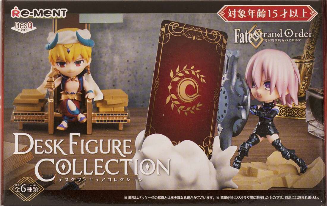 Fate Grand Order character set of 6 desktop stands blind box Re-Ment -  modeS4u