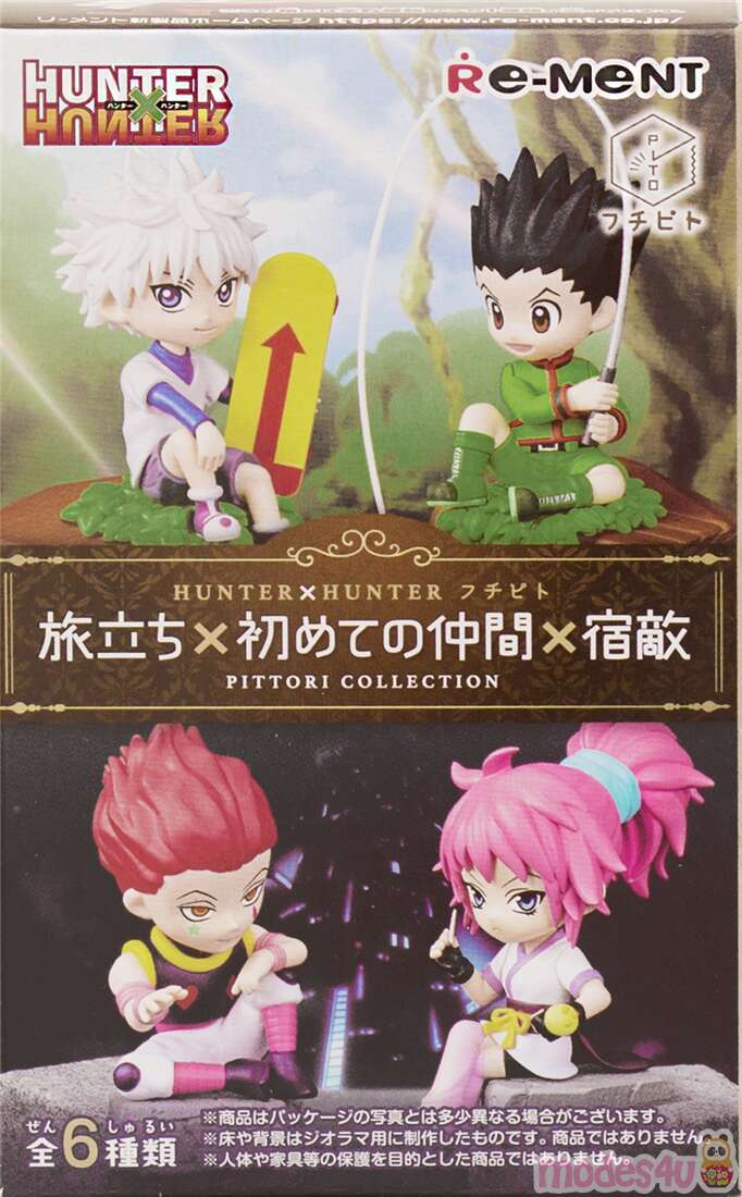 Hunter × Hunter Pittori characters blind box Re-ment set of 6