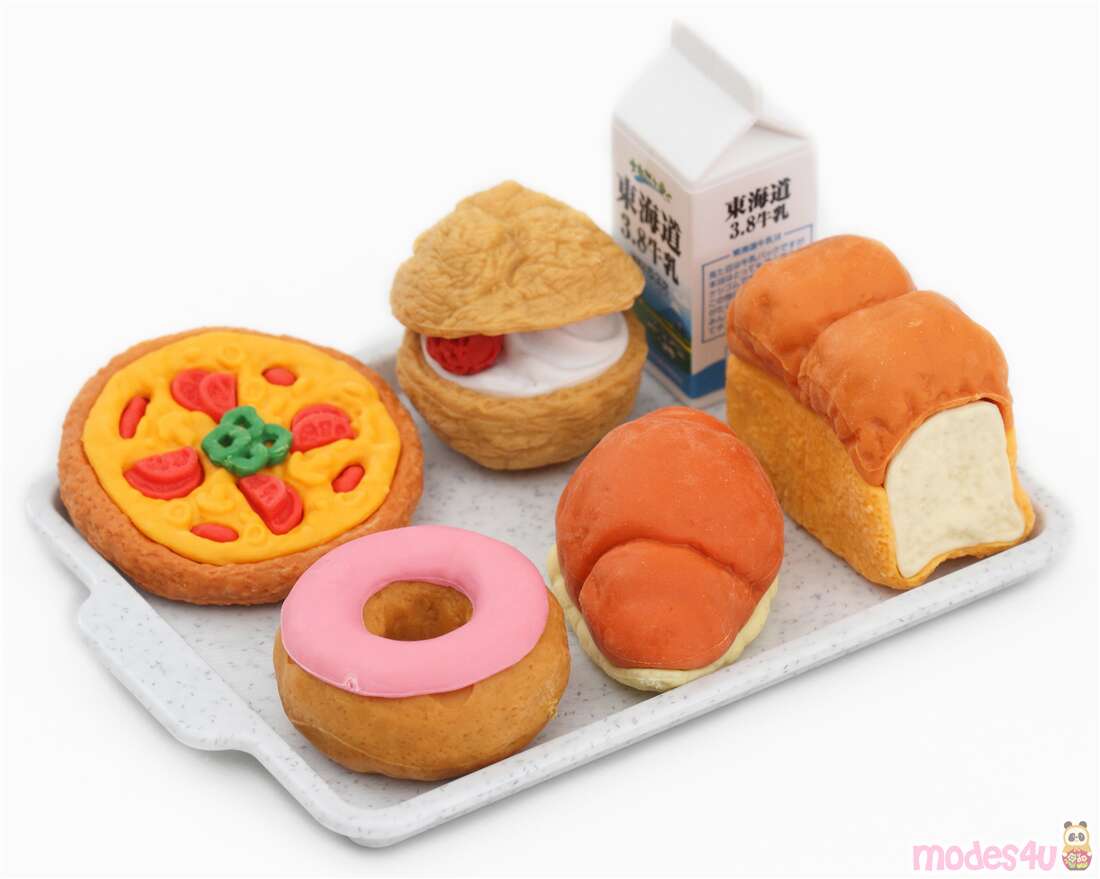 Iwako erasers Bakery 6 pieces set modeS4u