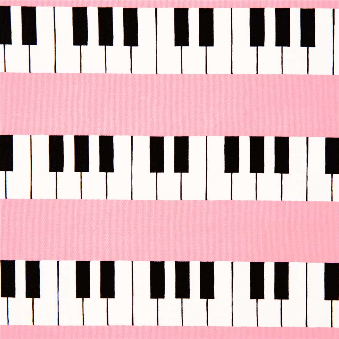 Demon Play dispersión esférico Remnant (36 x 112 cm) - Japan pink cotton oxford by Cosmo keyboard rows of  black and white piano key - modeS4u