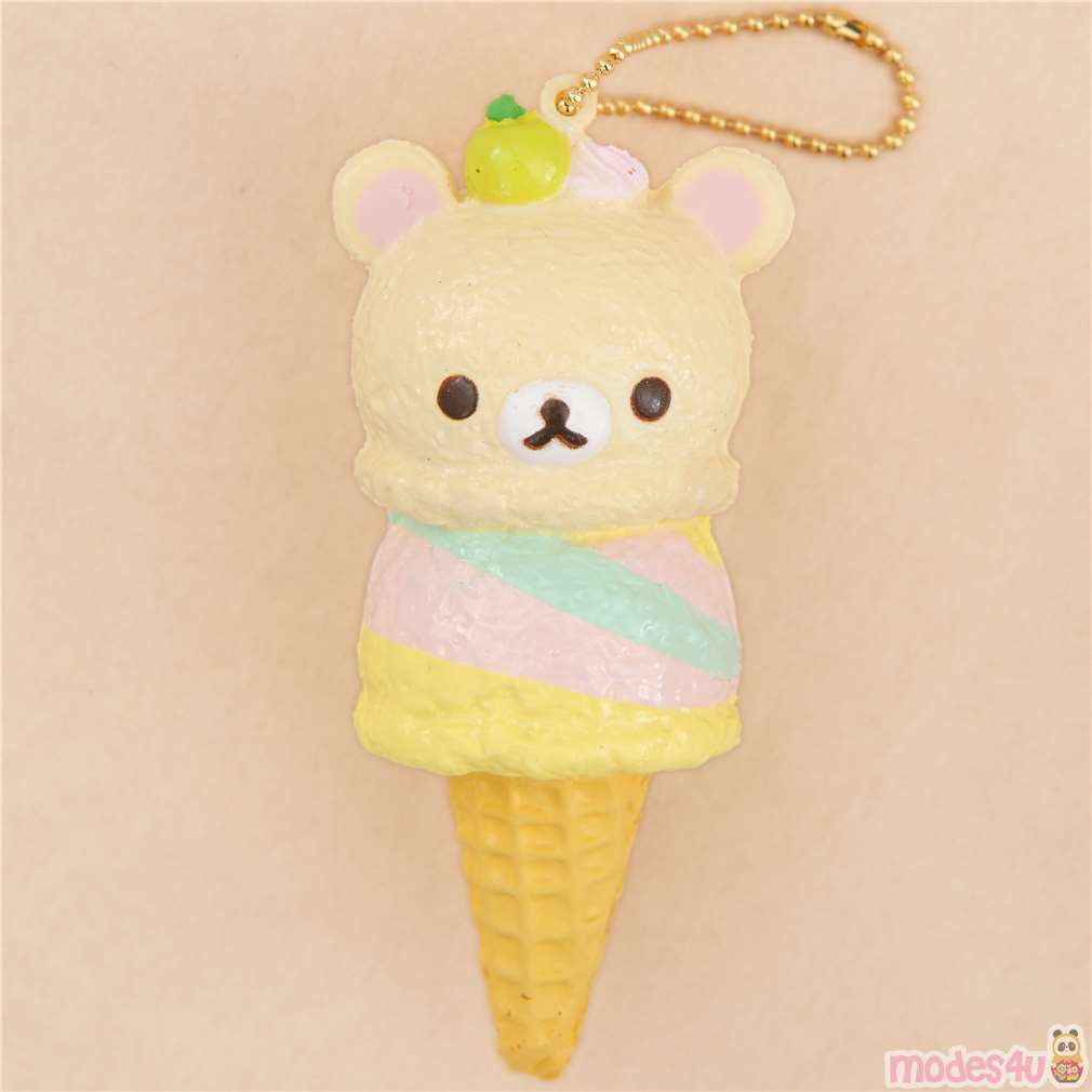 Korilakkuma ice cream squishy by San-X - modeS4u Kawaii Shop