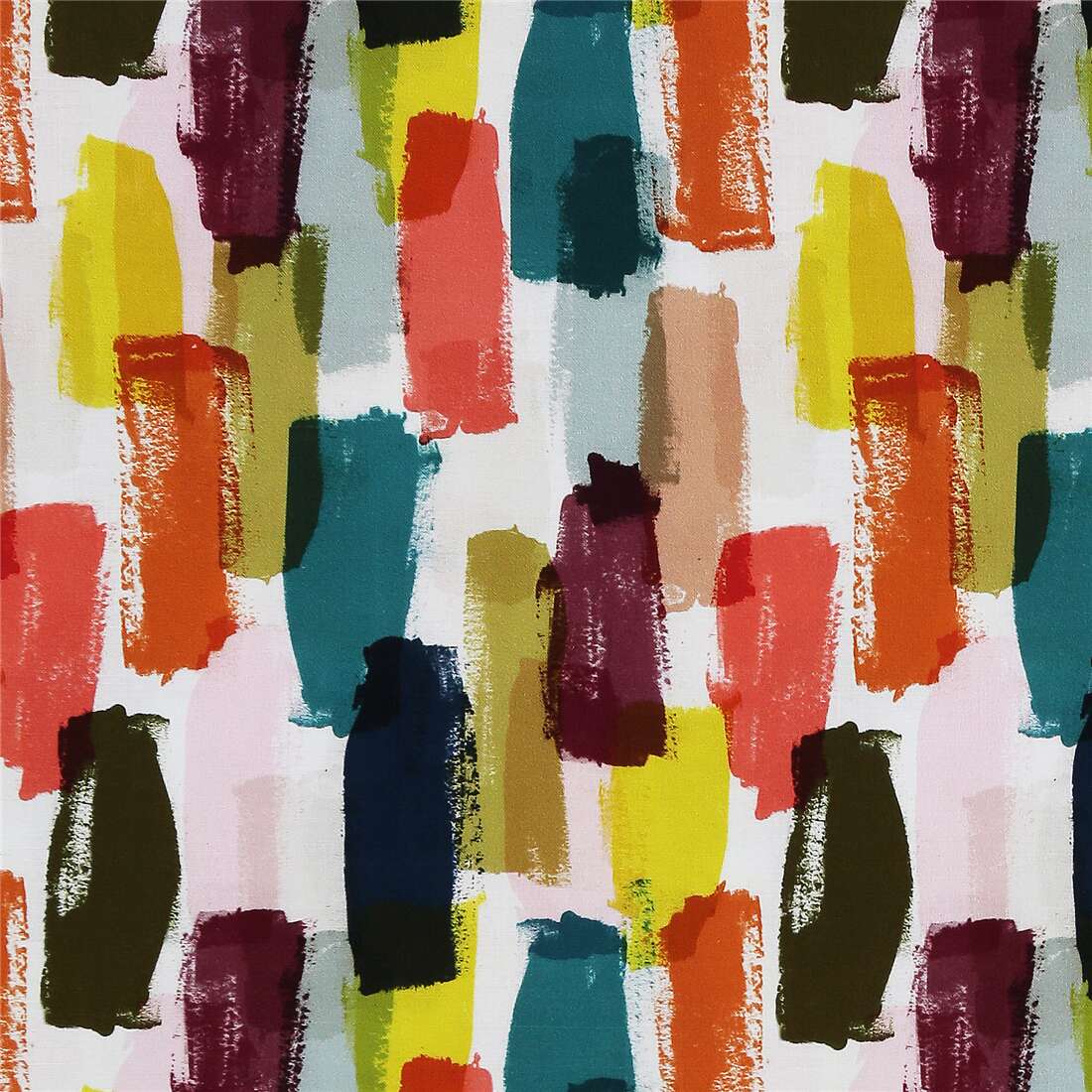 Michael Miller colorful paint brush dabs cotton fabric Fabric by