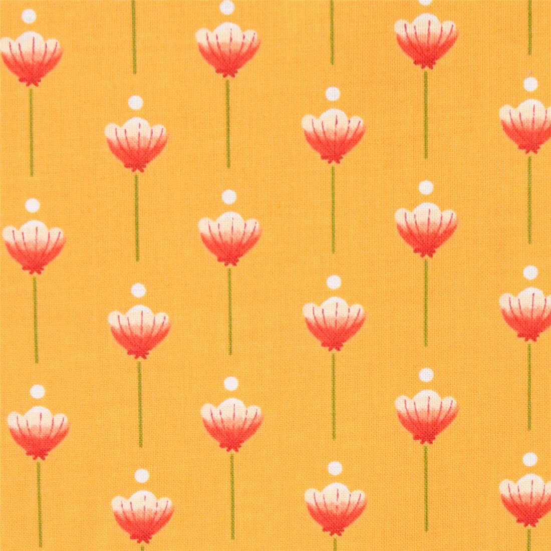 Kindness Grow Straight Floral Fabric by Michael Miller - modeS4u