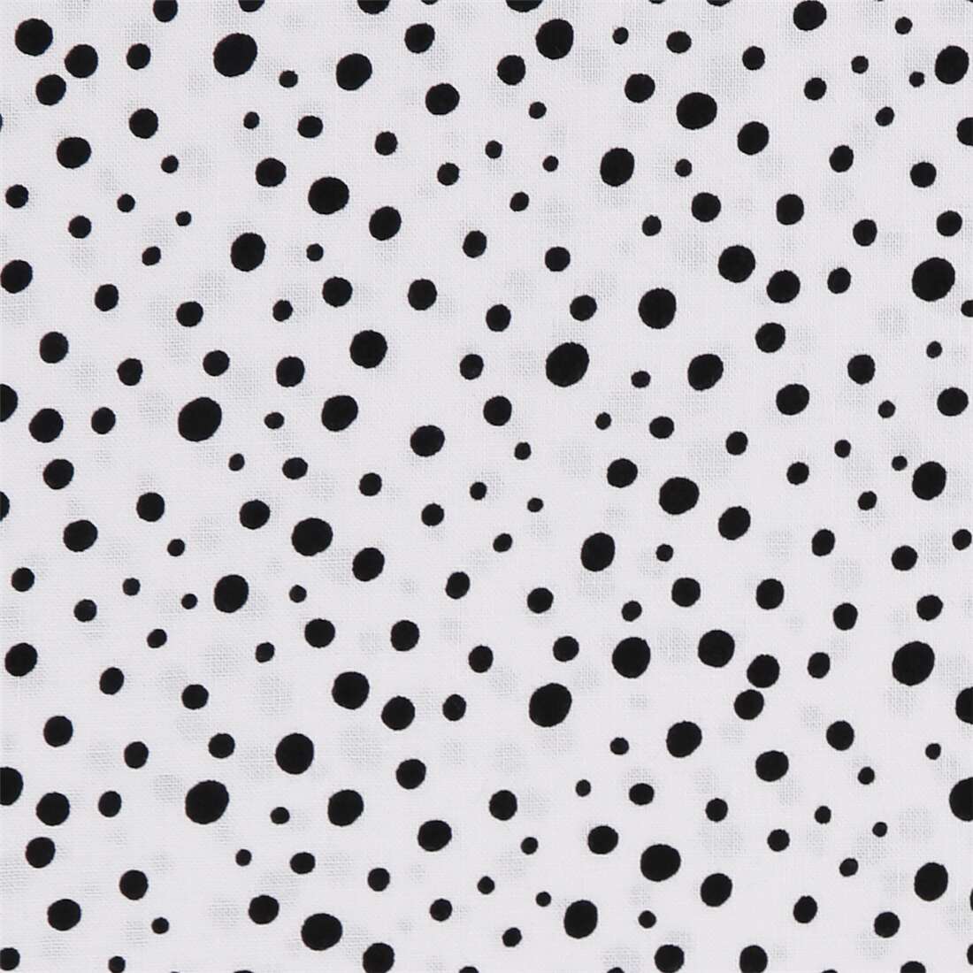 diseño de Michael Miller pequeñas manchas blancas en fondo negro Manchas diseño de Michael Miller pequeñas manchas blancas en fondo negro Manchas