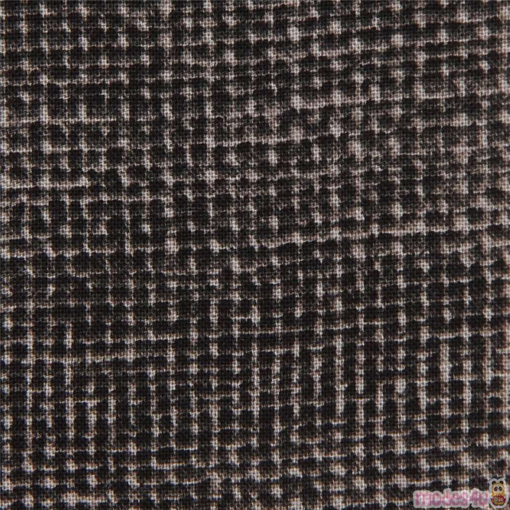 pattern fabric in dark grey by Moda - modeS4u