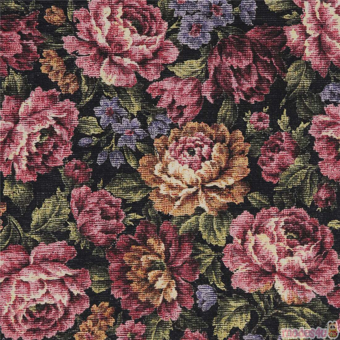 Vintage Floral Tapestry Close-up Pattern Stock Photo - Image of floral,  vintage: 122421486