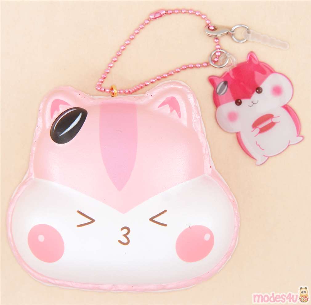 Poli hamster macaron scented squishy pink by Popularboxes_hk modeS4u