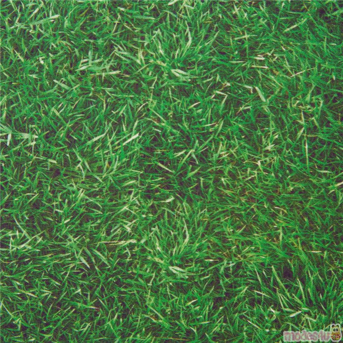 Quilting Treasures dark lush green grass digitally printed cotton USA