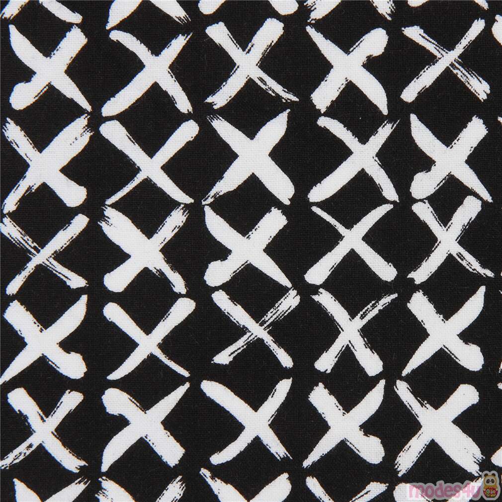 Pen and Ink Monochrome X Fabric by Robert Kaufman modeS4u
