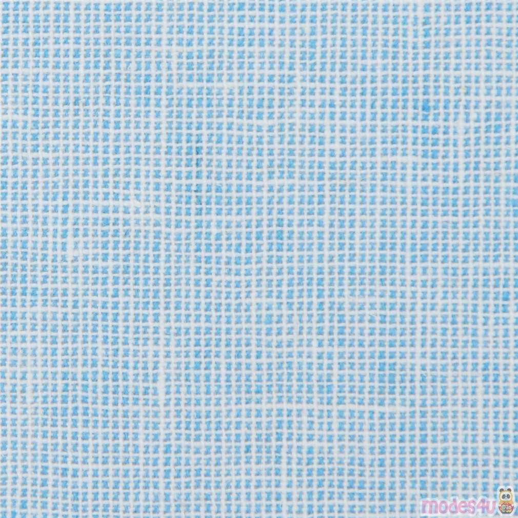 Robert Kaufman blue Essex yarn dyed homespun fabric Fabric by Robert
