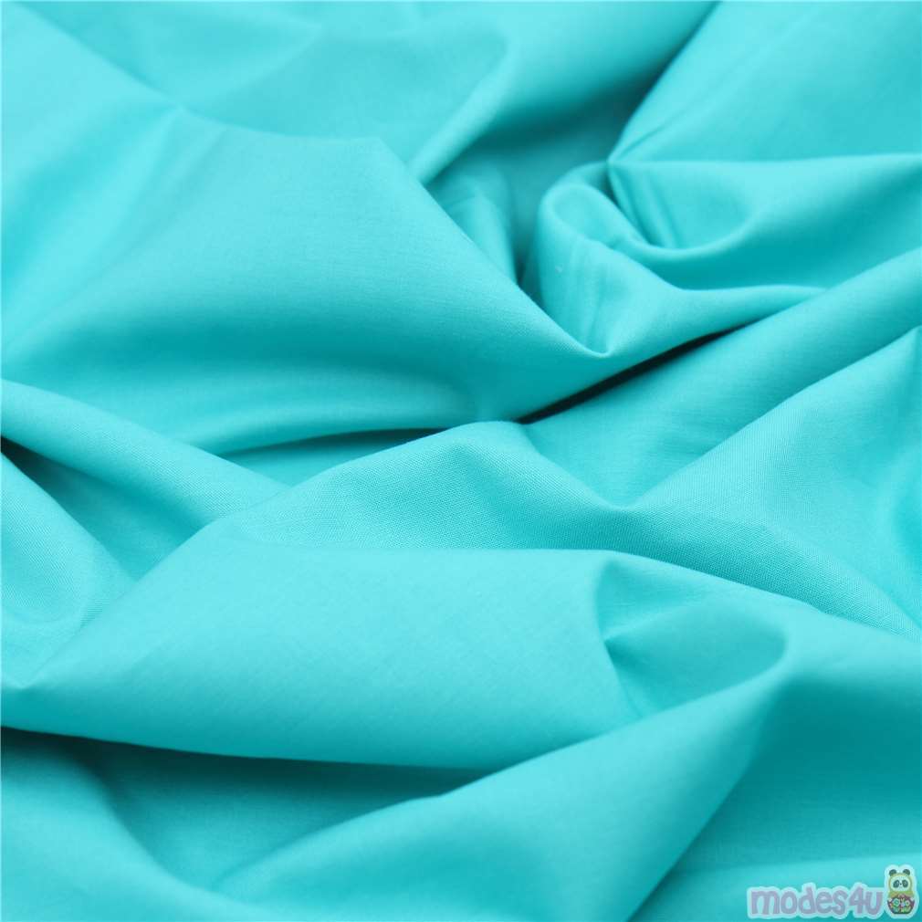 Robert Kaufman turquoise Kona cotton fabric - modeS4u