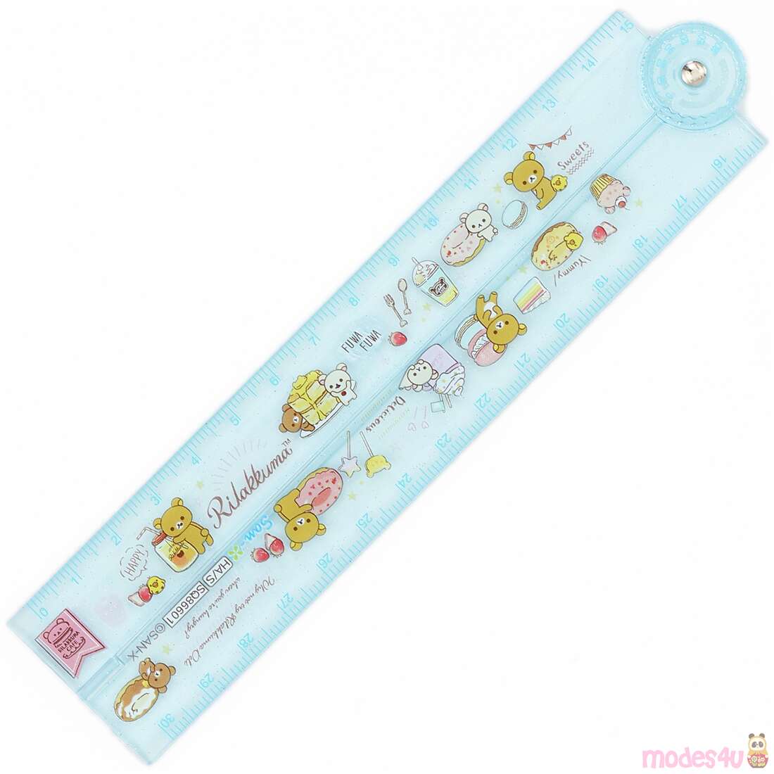 Kawaii Rilakkuma Bear Folding Ruler, Cute Stationary Ruler, Kawaii Office  Supplies -  Finland