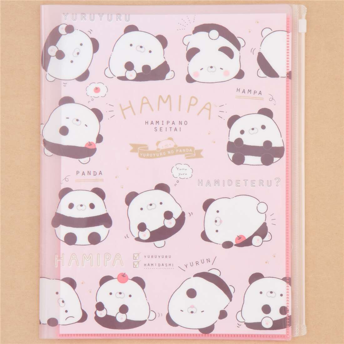 San-X Iiwaken Shiba Inu A4 Plastic File Folder ~KAWAII!!! Pink