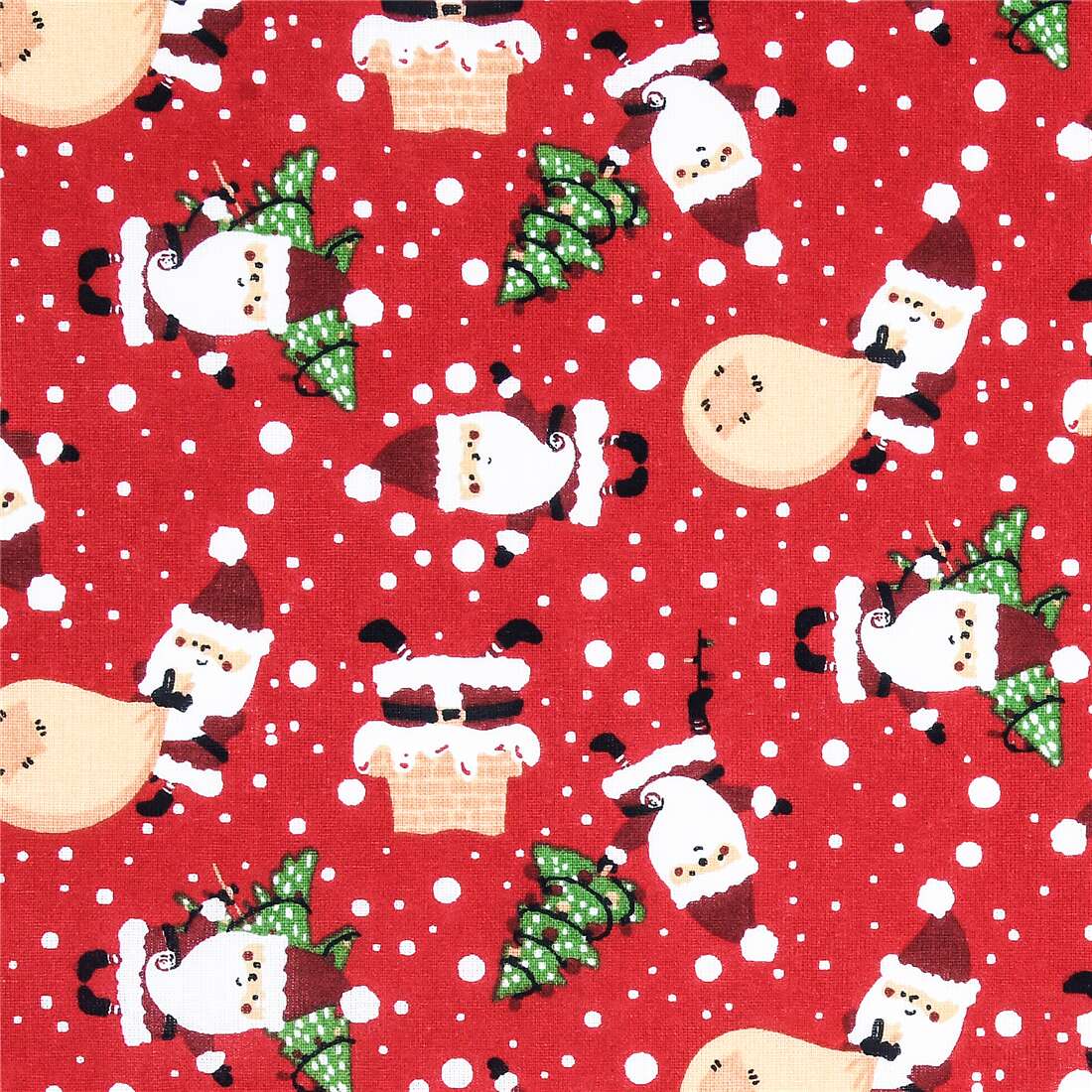 Cool Santa Claus Fabric –