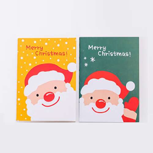 8,4 x 12,7 cm per feste di Natale e bomboniere Whaline per bambini per piccoli quaderni Mini taccuino natalizio a tema natalizio 24 pezzi