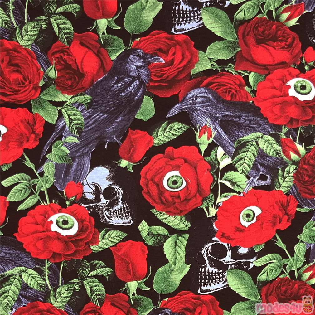 rose knit fabric