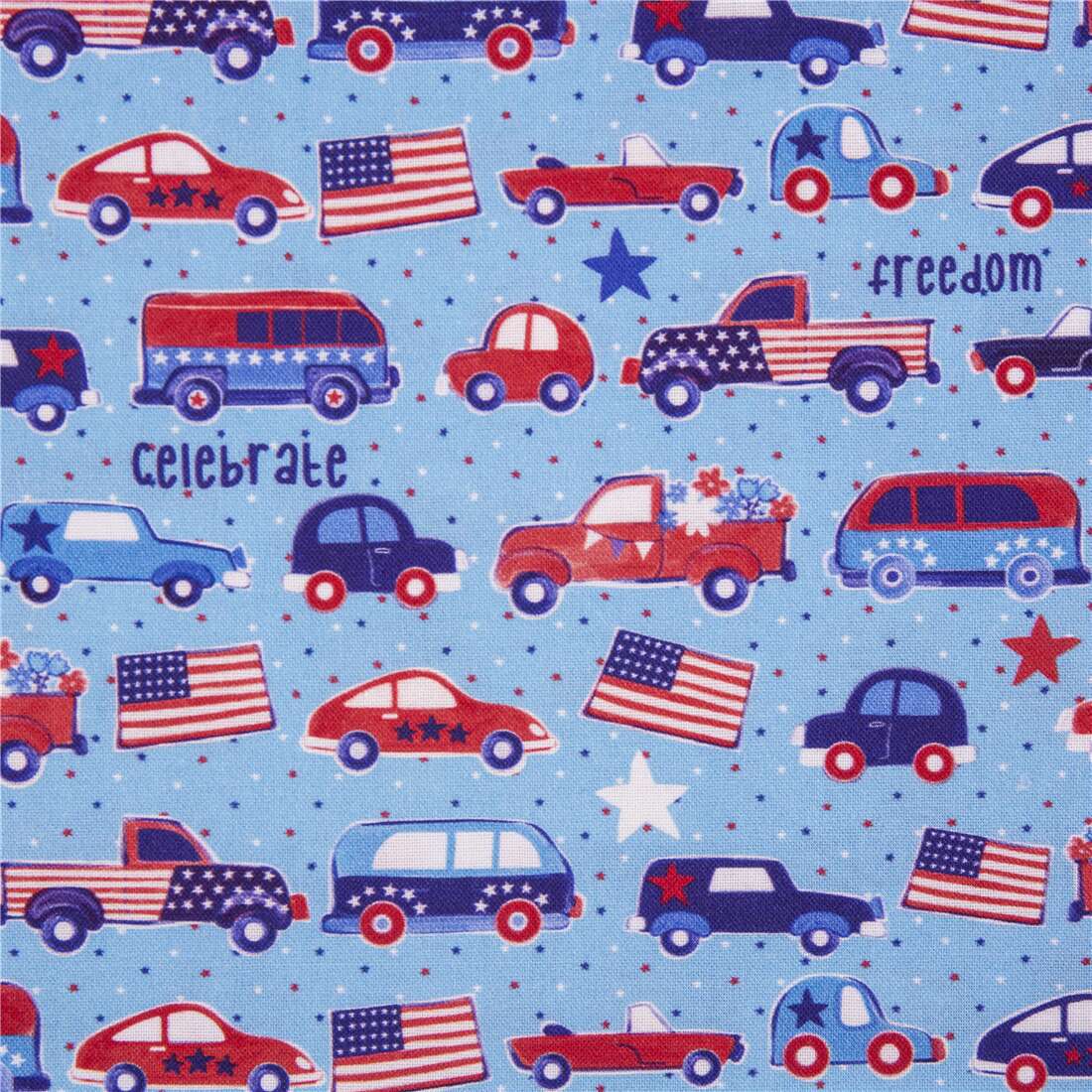 patriotic-parade-hometown-america-vehicles-fabric-by-michael-miller