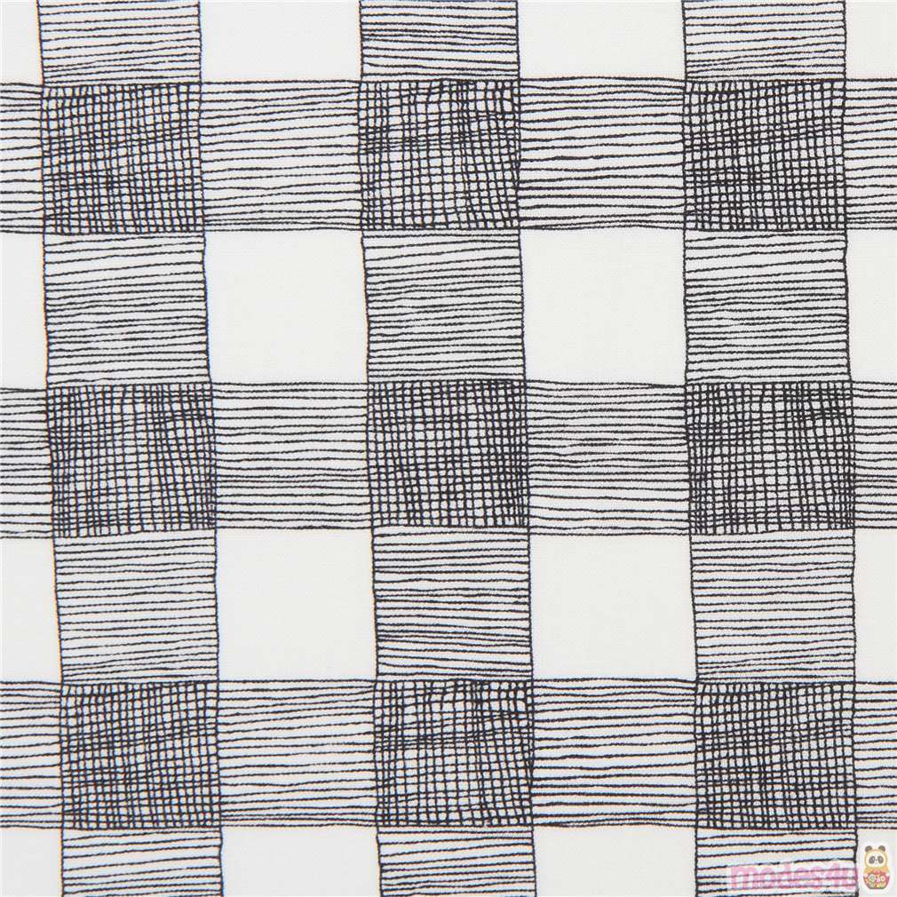 black and white checkered fabric by Moda - modeS4u