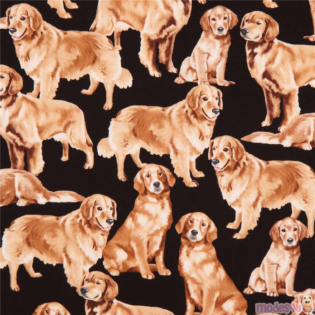 Bulldogs Puppies Black Timeless Treasures Fabric #6851