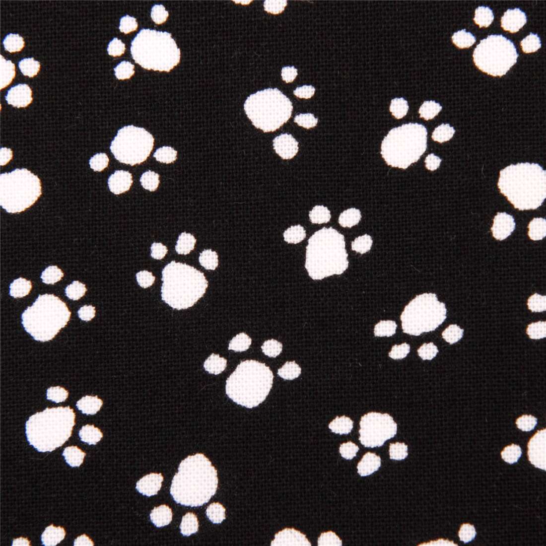 black dog paw fabric 'Paw Prints' by Michael Miller - modeS4u