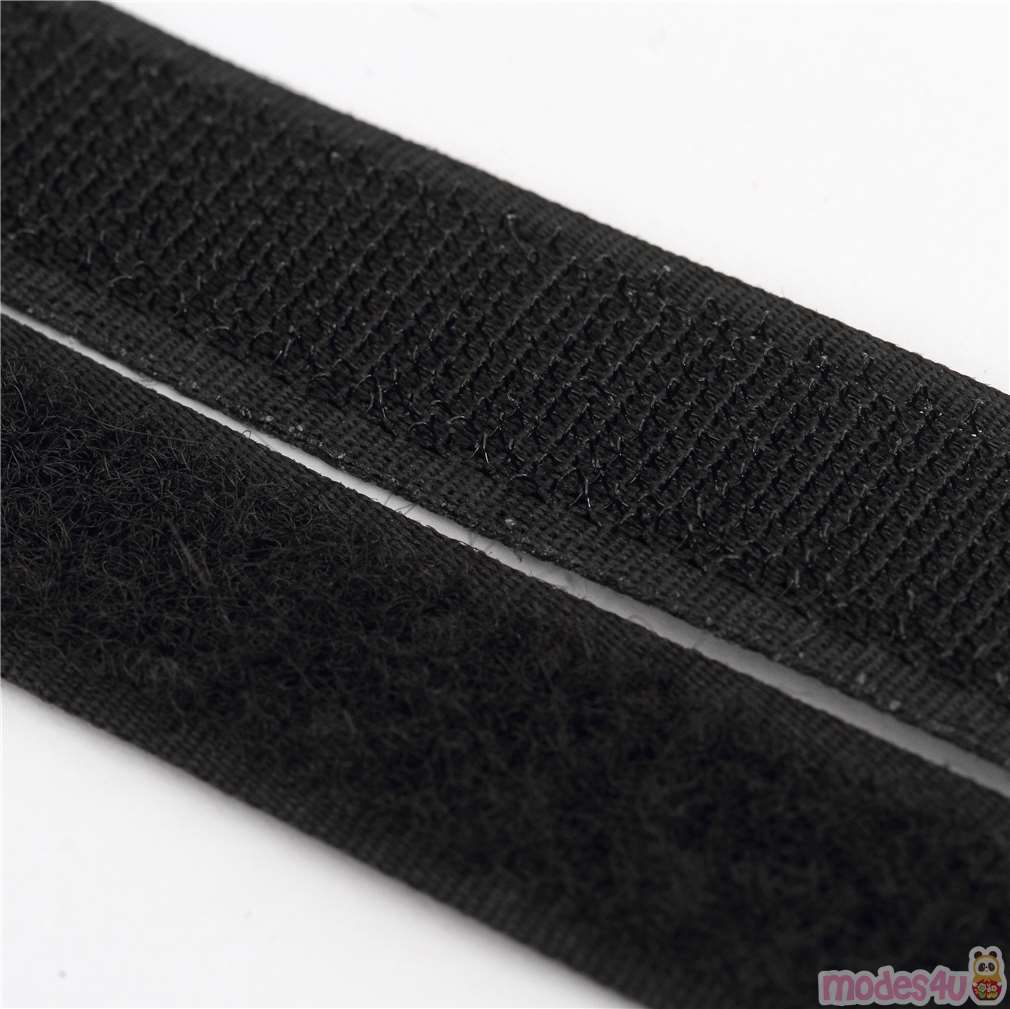 black hook and loop tape