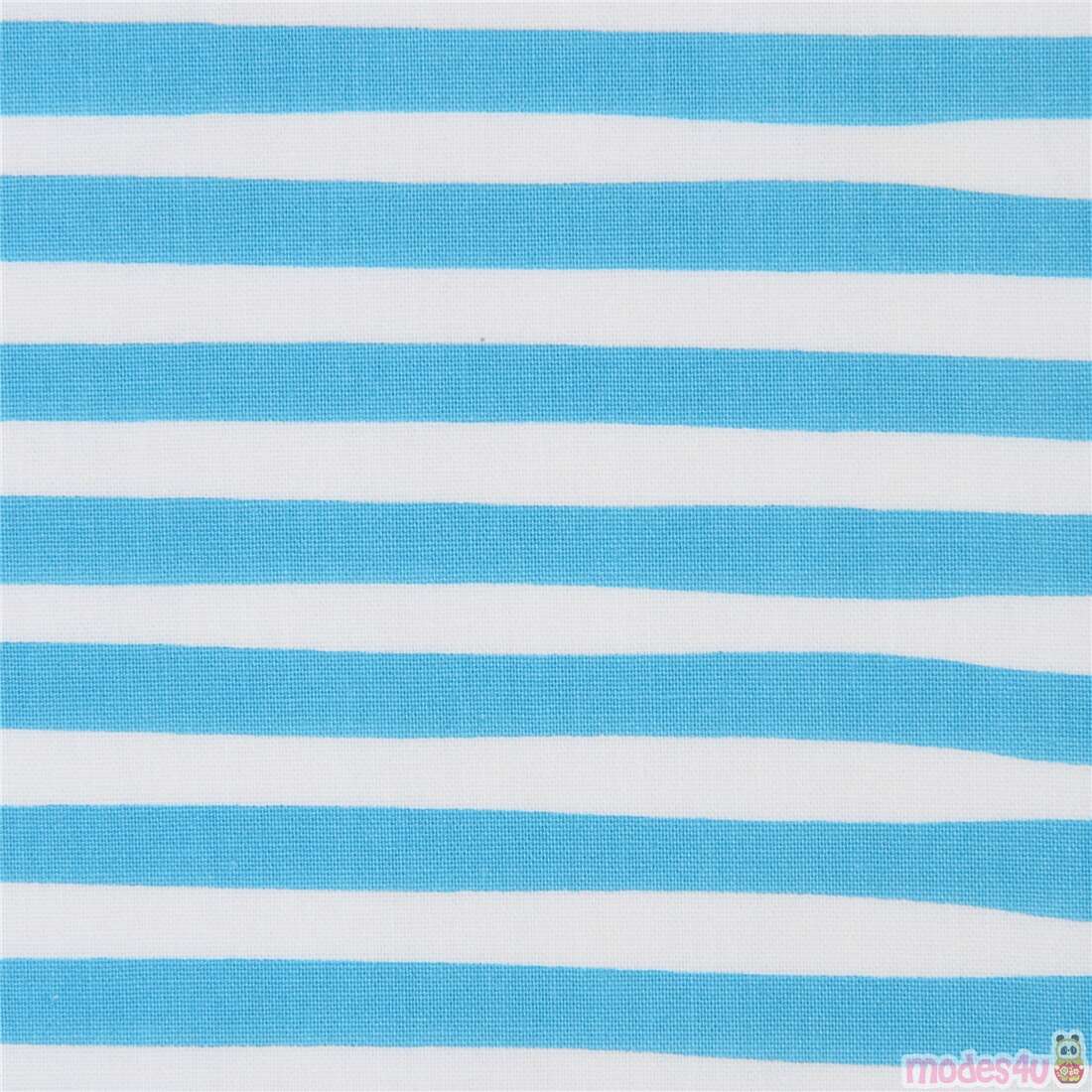 Tessuto Di Cotone A Righe Blu E Bianche FINGERINSPIRE - 1,6m X 1m Per Cucito E Fai-da-te
